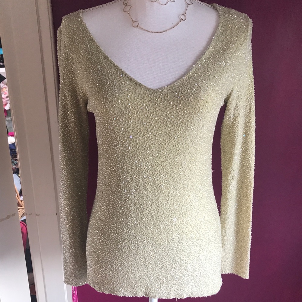 Naeem Khan fully beaded gorgeous top